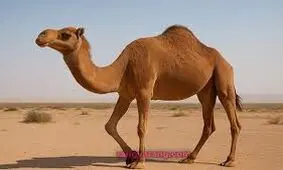 واکنش دیدنی شتر تشنه پس از دیدن آب در بیابان/ ویدئو