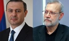 رایزنی دبیر شورای امنیت ملی ارمنستان با لاریجانی


