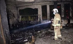 مرگ پدر در آتش سوزی خانه