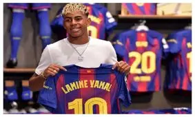 درآمد نجومی بارسلونا از فروش پیراهن یامال

