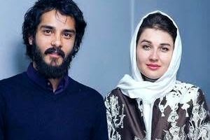  گلوریا هاردی و همسرش ساعد سهیلی کنار برج ایفل