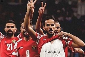 بازیکن اردن در واکنش به جریمه AFC: فدای فلسطین!

