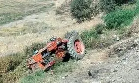 مرگ تلخ پسر جوان زیر تراکتورش در میانه