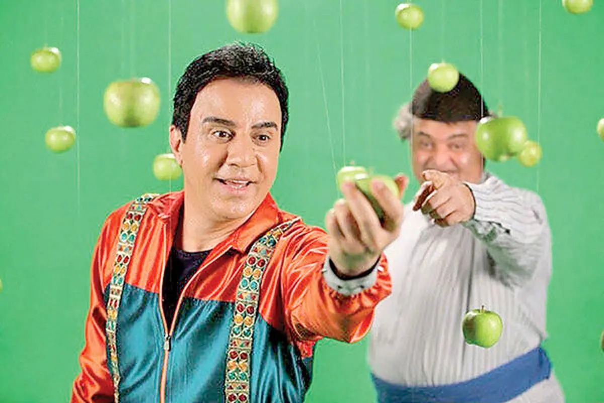 عمو پورنگ بر سر مزار علی انصاریان