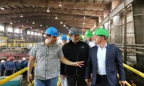 تولید لوله های خطوط جریانی  میدان نفتی شادگان در کارخانه ERW شرکت لوله سازی اهواز
