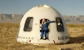 برای نخستین بار یک فرد معلول راهی فضا شد/ ویدئو