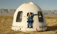 برای نخستین بار یک فرد معلول راهی فضا شد/ ویدئو