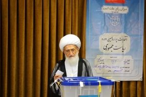  آیت الله نوری همدانی بدون ذکر نام نامزدی، همه را به شرکت در انتخابات دعوت کرد

