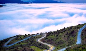 ایران قدیم؛ «نوازنده های دوره گرد در جاده هراز آمل»؛ دهه 50/ عکس