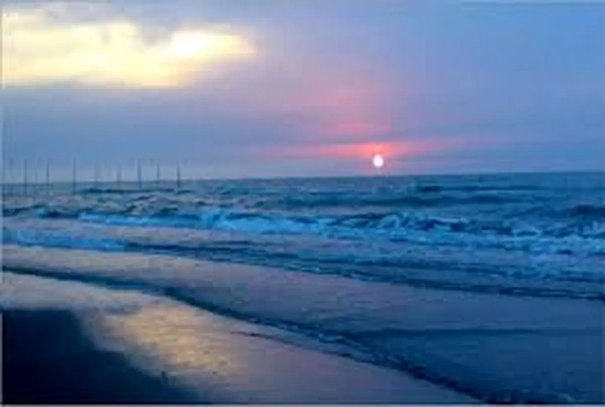 دریای خزر در بابلسر و نوشهر ۱۵ متر عقب‌نشینی کرد