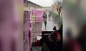 آتش‌سوزی هولناک در کارخانه ریسندگی ماهوت ریس کاشان