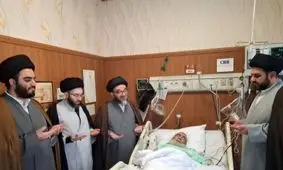 برادر آیت‌ الله سیستانی در بیمارستانی در تهران بستری شد/ نامه مرجع تقلید شیعیان به برادرش/ عکس