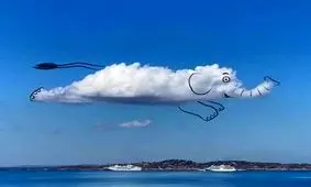 ابرهایی که جان دار شدند!/ عکس
