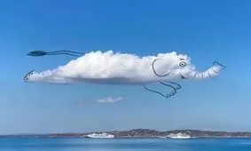 ابرهایی که جان دار شدند!/ عکس
