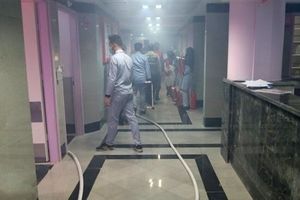 اورژانس بیمارستان رازی قائمشهر در آتش سوخت