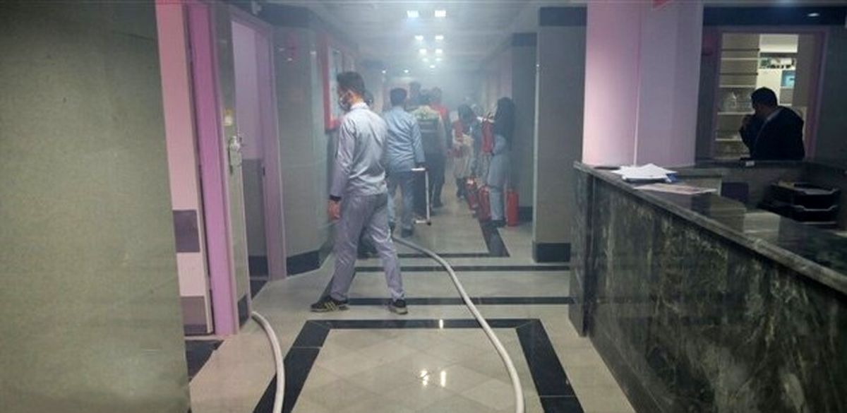 اورژانس بیمارستان رازی قائمشهر در آتش سوخت
