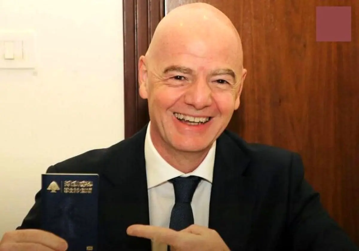 اینفانتینو تابعیت لبنان گرفت

