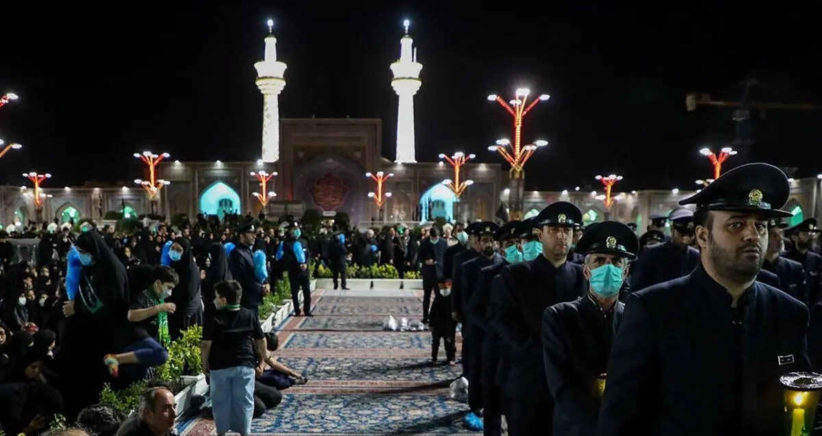 آیین خطبه‌خوانی شب شهادت امام رضا(ع) در مشهد برگزار شد

