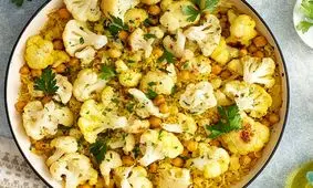 گل کلم پلو؛ پلو مخلوط متفاوت و لذیذ