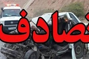یک فوتی و چهار مصدوم در پی وقوع سانحه تصادف در محور جاده تهران