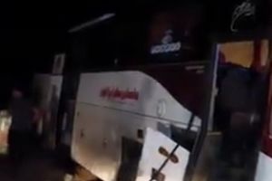 انحراف اتوبوس درجاده سبزوار ۴۰ مصدوم بر جای گذاشت/ ویدئو
