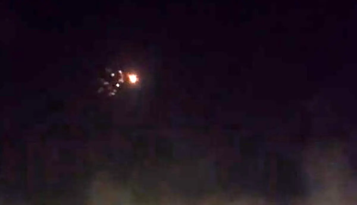 مشاهده رگبار موشکی ایران در آسمان فلسطین اشغالی | فیلم