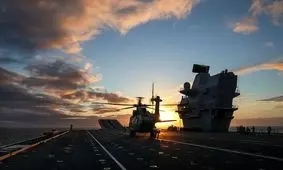 آماده باش ناو هواپیمابر انگلیس برای رویارویی احتمالی با روسیه

