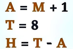 تست هوش/ آیا می توانید ارزش کلمه Math را بفهمید؟