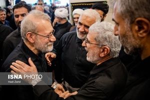 تصویر تازه‌ای  از دیدار سردار قاآنی و علی لاریجانی