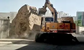 تخریب باروی دوره هخامنشی توسط شهرداری گلپایگان