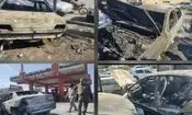 حریق سه خودرو در کرمان