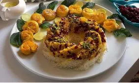 طرز تهیه زرشک‌پلو با جوجه حلزونی