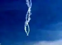 سقوط هواپیمای نظامی ترکیه در گرجستان/ ویدئو