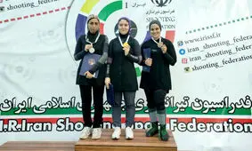 قهرمانی آرمینا صادقیان در جایزه بزرگ تفنگ بانوان