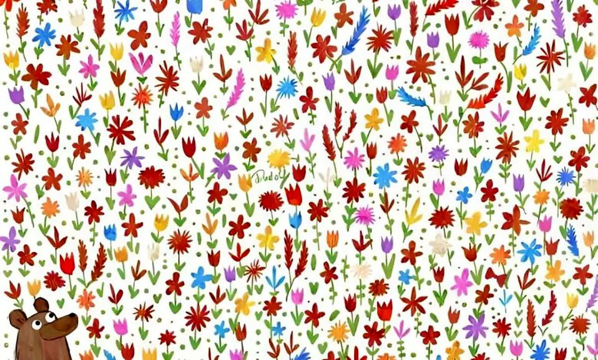 تست بینایی/ پاپیون مخفی در یک تصویر را فقط در 7 ثانیه پیدا کنید