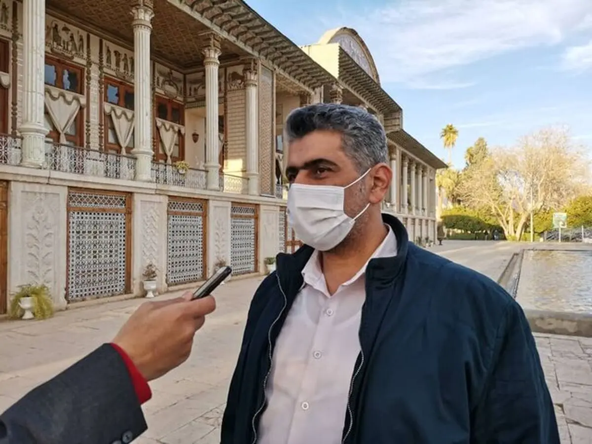 سازه احداثی در باغ عفیف‌آباد موقتی است
