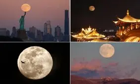 تصاویری زیبا از اولین ابرماه سال ۲۰۲۵