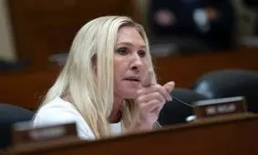 حمله خانم نماینده به ترامپ در مورد نقش آزادی بیان در آمریگا/ عکس