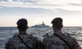 استقبال از ناو گروه های چین و روسیه در رزمایش دریایی ۲۰۲۳. تصاویر