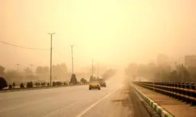 ٧ساعت «بنفش» در تهران؛ گرد و خاک «صالحیه» آسمان پایتخت را بهم ریخت