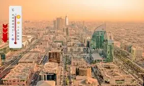 کاهش ۴.۵ درجه‌ای دمای هوای ریاض با یک استراتژی جدید

