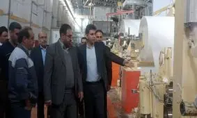 بازدید مدیرعامل جدید از بخش های مختلف شرکت حریر خوزستان 