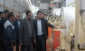 بازدید مدیرعامل جدید از بخش های مختلف شرکت حریر خوزستان 