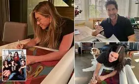 دورهمی بازیگران «فرندز» به یاد متیو پری