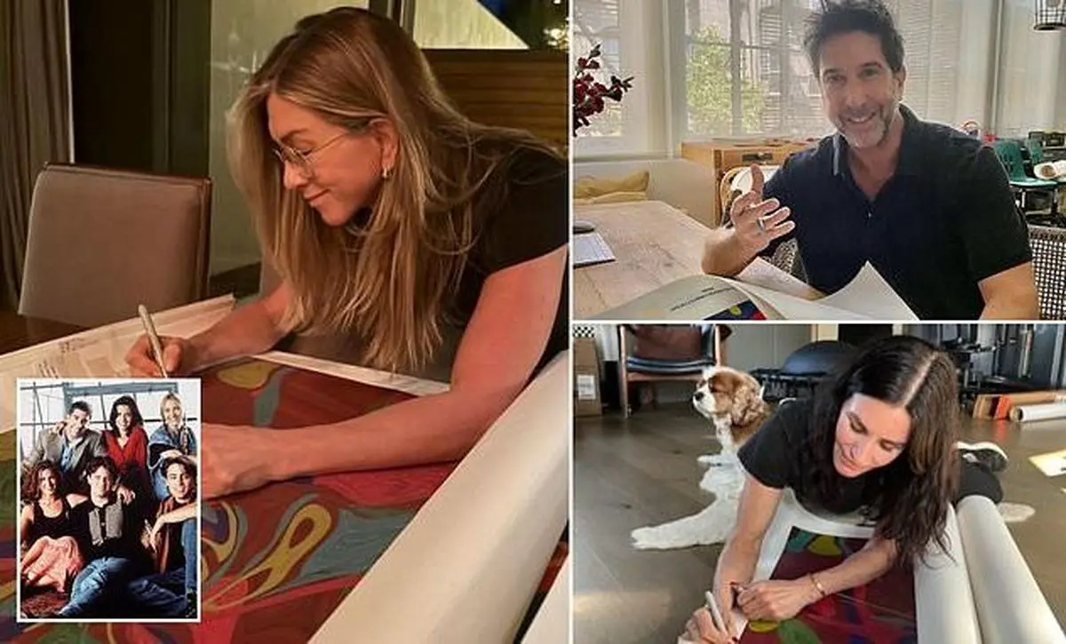 دورهمی بازیگران «فرندز» به یاد متیو پری