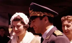 سفر در زمان؛ «محمدرضا پهلوی و ثریا» با چوب اسکی در اطراف تهران؛ سال 1329