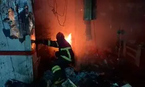 آتش سوزی بانک ملی اندیمشک مهار شد
