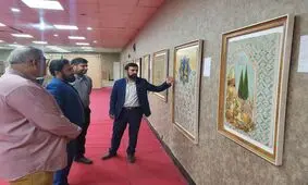 نمایشگاه هنرهای تجسمی موسسه ریم در پانزدهمین نمایشگاه قرآن و عترت استان خوزستان