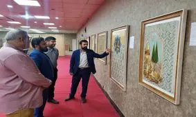 نمایشگاه هنرهای تجسمی موسسه ریم در پانزدهمین نمایشگاه قرآن و عترت استان خوزستان