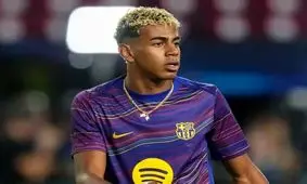 لامین یامال با ظاهر جدید در ویارئال/ عکس